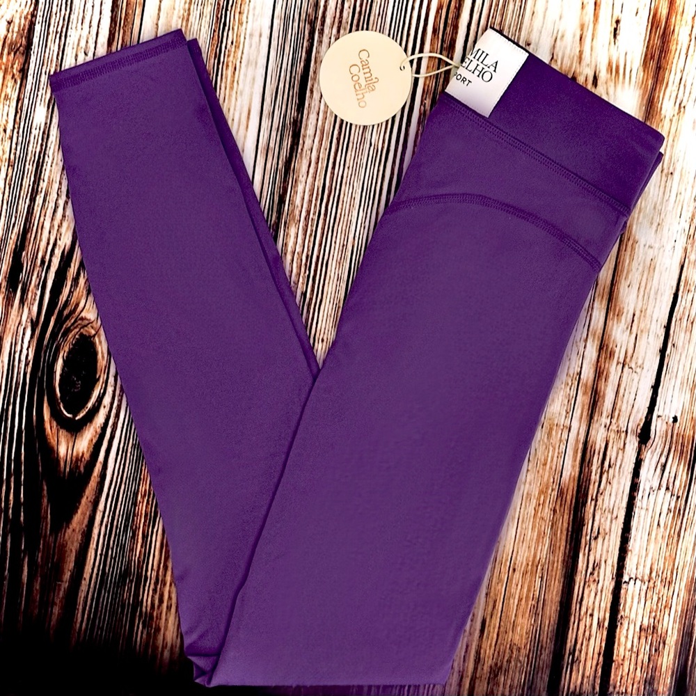 CAMILA COELHO || Palmira 7/8 Legging in Royal Purple - SZ XXS 💜NWT💜 - Picture 3 of 9